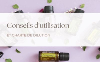 Les huiles essentielles : Conseils d’utilisation et charte de dilution