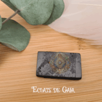 Plaque adhésive en Shungite pour téléphone