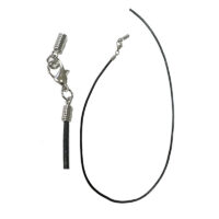 lacet cuir noir 45 cm
