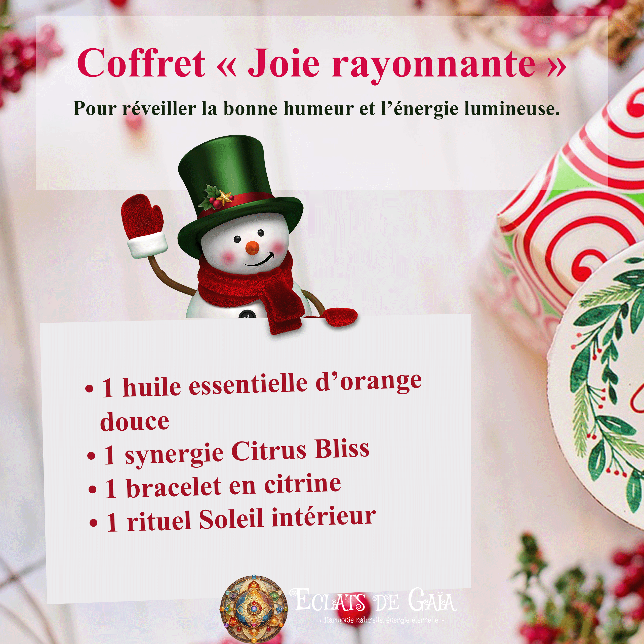 Coffret joie rayonnante